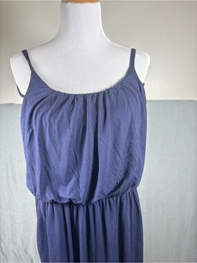 Kaleigh Navy Sleeveless Spaghetti Strap Jumpsuit Size M 0634